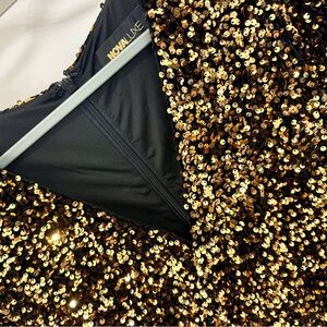Gold Sequin Dress